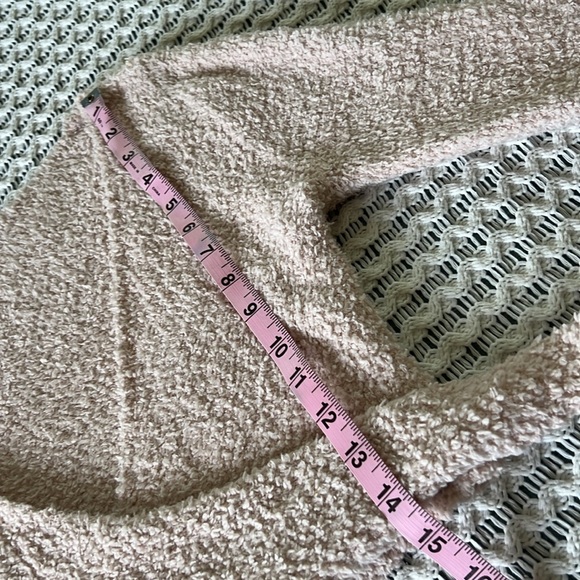 SKIMS Cozy Knit Wrap Sweater Long Sleeve Ballet Pink | S M - Picture 6 of 6